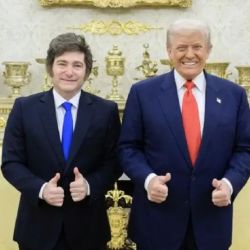 Javier Milei y Donald Trump | Foto:CEDOC