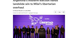 Así cubrieron los medios del mundo el triunfo de Javier Milei y La Libertad Avanza en las elecciones legislativas 2025