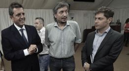 Massa, Kirchner y Kicillof