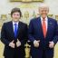 Javier Milei y Donald Trump
