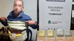 Detienen en Neuquén a pasajero de micro de larga distancia con más de 4 kilos de cocaína