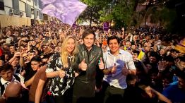 Gonzalo Roca junto a Milei en Córdoba