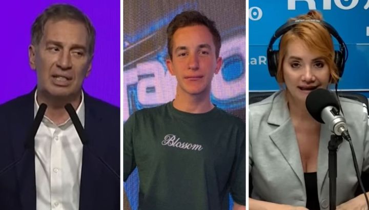 El hijo de Diego Santilli y Nancy Pazos se metió de lleno en el conflicto de sus padres y tomó partido