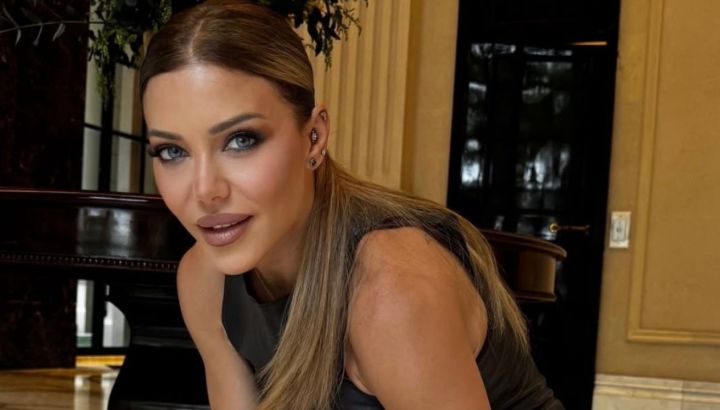 Evangelina Anderson marca tendencia con su jugado look total black: tiro alto, ajustado y muy sugerente