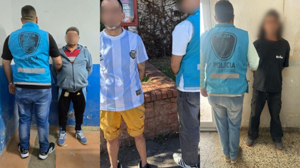 Quiénes son los 16 prófugos que atraparon cuando fueron a votar.