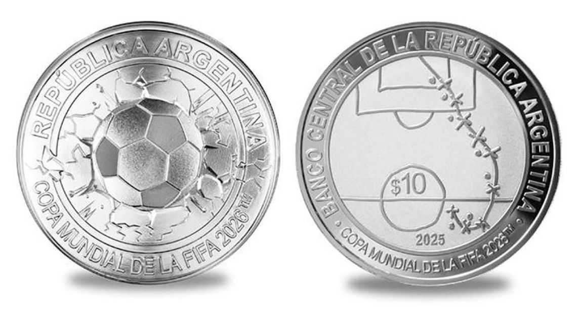 Commemorative World Cup coin.