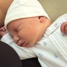 Las primeras fotos de Faustino, hijo de Eva Bargiela y Gianluca Simeone 1