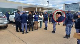 El momento de la detención de Boniardi Cabra
