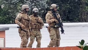 megaoperativo en un hotel alojamiento