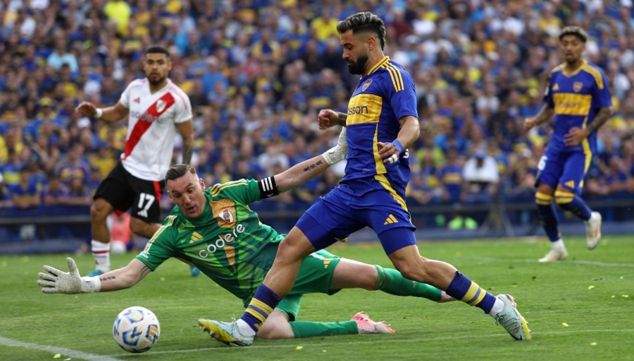 Superclásico entre Boca y River en La Bombonera