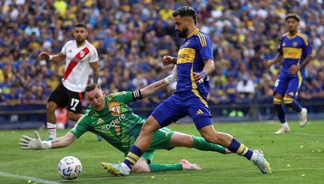 Superclásico entre Boca y River en La Bombonera