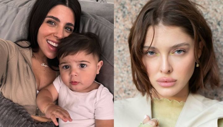 Benjamín, el hijo de Valu Cervantes y Enzo Fernández, rompió en llanto al probar las galletitas que hizo Sofi Gonet