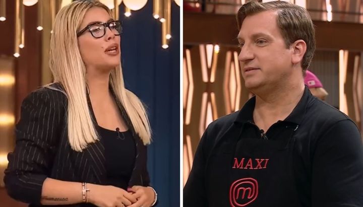 El picante comentario de Wanda Nara a Maxi López en MasterChef Celebrity: "¿Estuviste comiendo por Oriente?"