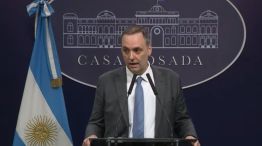 Manuel Adorni conferencia de prensa