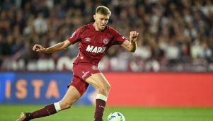 Rodrigo Castillo con Lanús en Copa Sudamericana