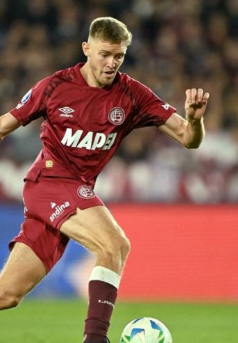 Rodrigo Castillo con Lanús en Copa Sudamericana