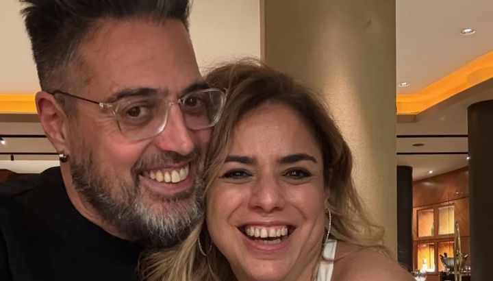 El romántico posteo de Rolando Barbano en su aniversario con Marina Calabró: "Al final te chapé"