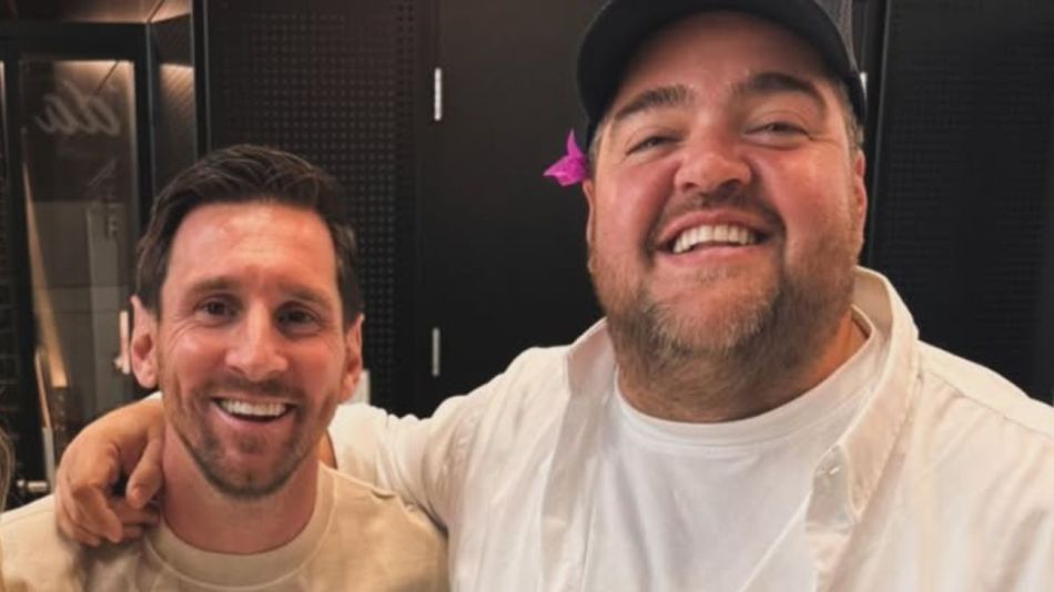 Lionel Messi y Darío Barassi