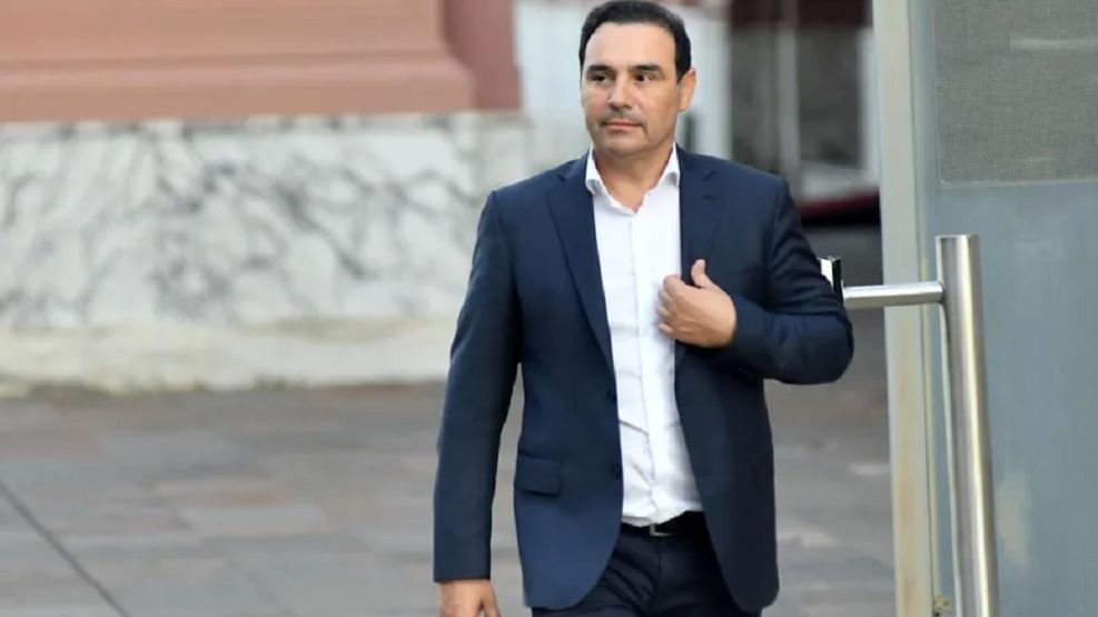 Gustavo Valdés con Milei