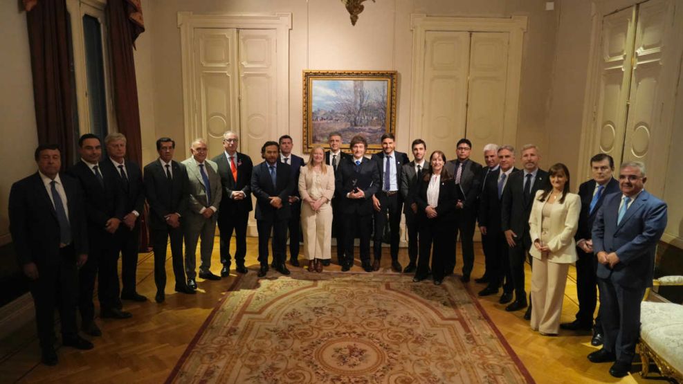 Reunion de Milei con gobernadores en Casa Rosada 20251030