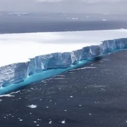 El hallazgo fue posible gracias al desprendimiento del iceberg A68.