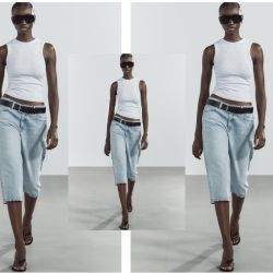 Tendencias de pantalones 2025 PC Bermudas de jean Zara