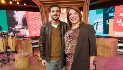 Lizy Tagliani y Diego Leuco