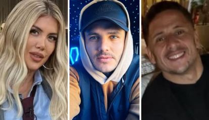Wanda Nara, Mauro Icardi y Martín Migueles