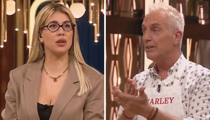Marley debutó en MasterChef Celebrity y vivió un tenso cruce con Wanda Nara: "Entrevistaste a mi ex"