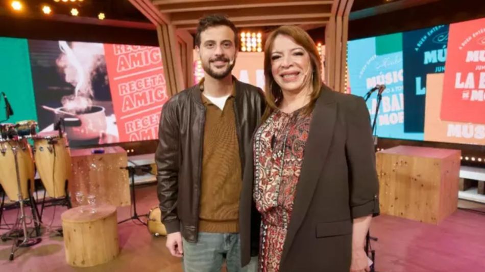 Lizy Tagliani y Diego Leuco