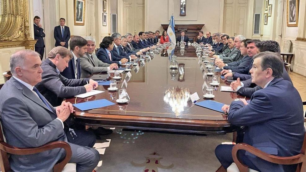 Milei y gobernadores