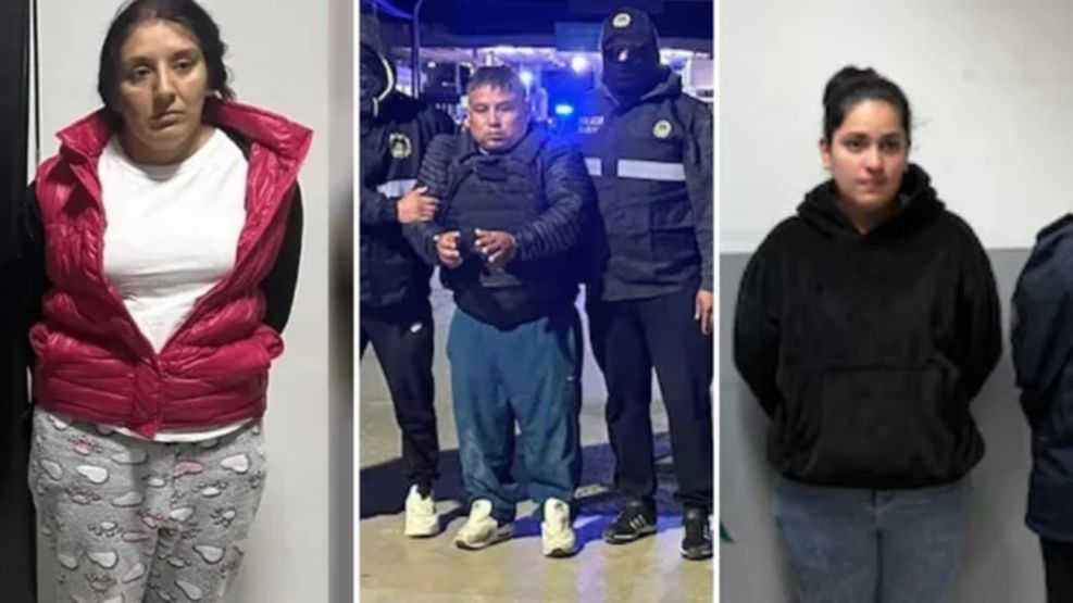 Mónica Mujica Víctor Sotacuro y Florencia Ibáñez, detenidos por el triple crimen 20251031