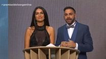 Zaira Nara y Grego Rossello en los Premios Ídolo 2025