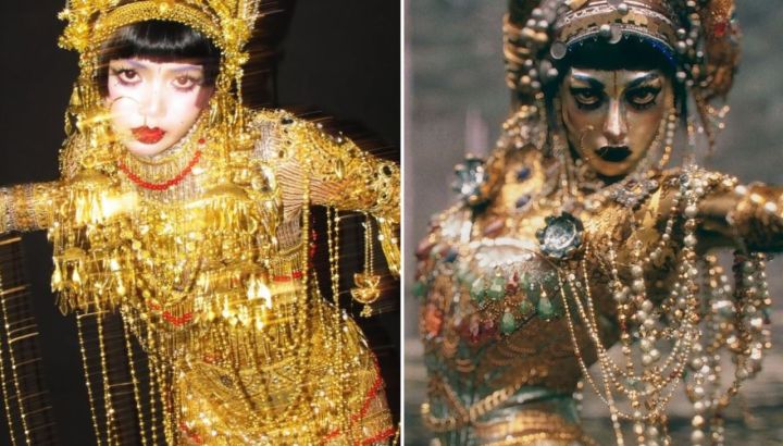 Lisa de BLACKPINK deslumbra y rompe Internet con su disfraz de sirena dorada de "Love, Death & Robots" para Halloween