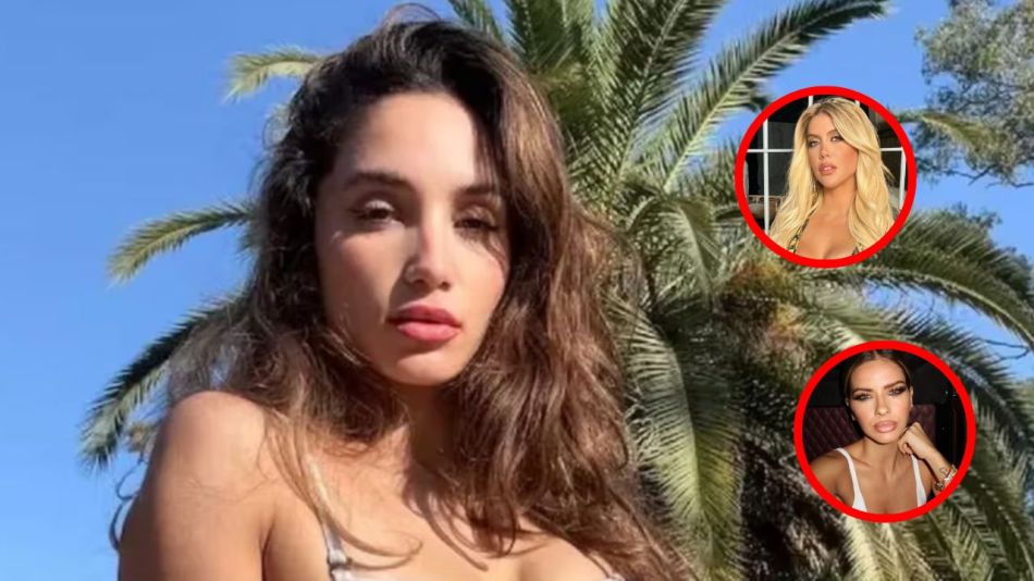 Melody Luz, China Suárez y Wanda Nara