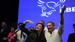 Javier Milei y Diego Santilli