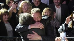 Javier Milei y Diego Santilli