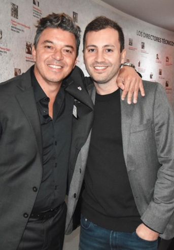 Marcelo Gallardo y Stefano Di Carlo