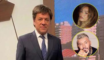 Gustavo Scaglione, Junaita Tinelli y Marcelo Tinelli