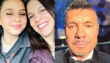 Juanita Tinelli, Paula Robles y Marcelo Tinelli