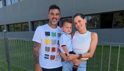 Mica Viciconte, Luca y Fabián Cubero