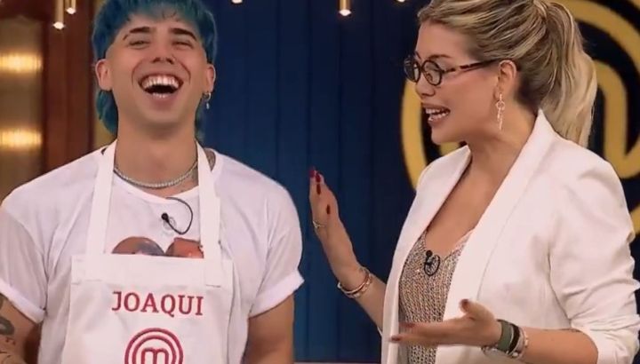Luck Ra debutó en MasterChef Celebrity y Wanda Nara lo sorprendió con una pregunta íntima sobre La Joaqui