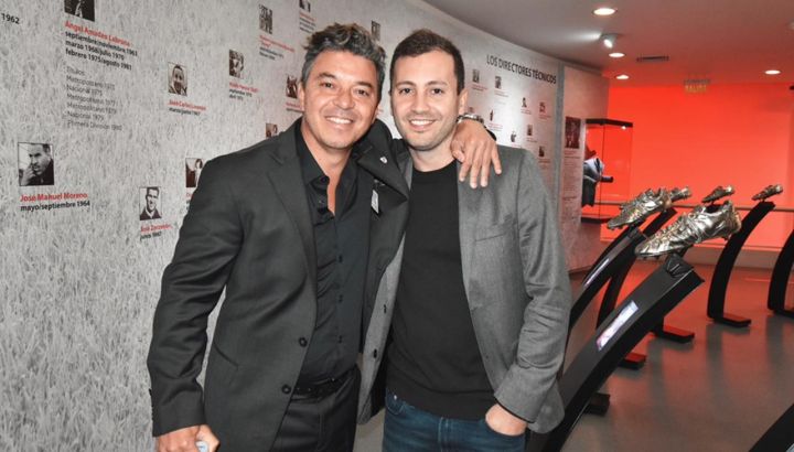 Marcelo Gallardo y Stefano Di Carlo