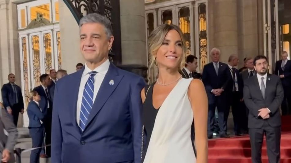 María Belén Ludueña y Jorge Macri