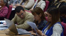 César Sena en la sexta audiencia del juicio por jurados