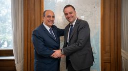 Guillermo Francos y Manuel Adorni