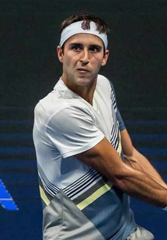 Tomás Etcheverry en el ATP de Grecia