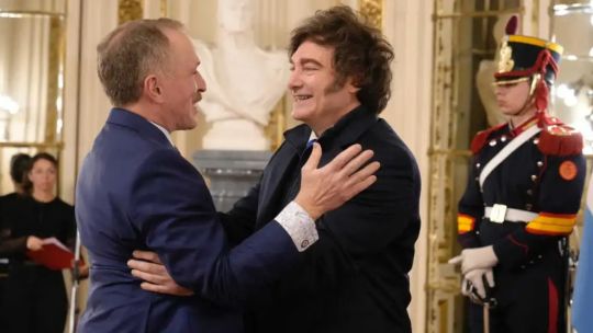 Milei meets with new US ambassador at Casa Rosada