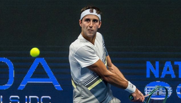 Tomás Etcheverry en el ATP de Grecia