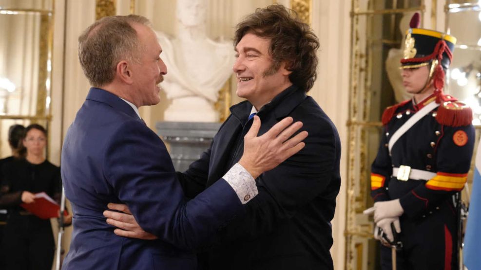 Javier Milei y Peter Lamelas 20251104